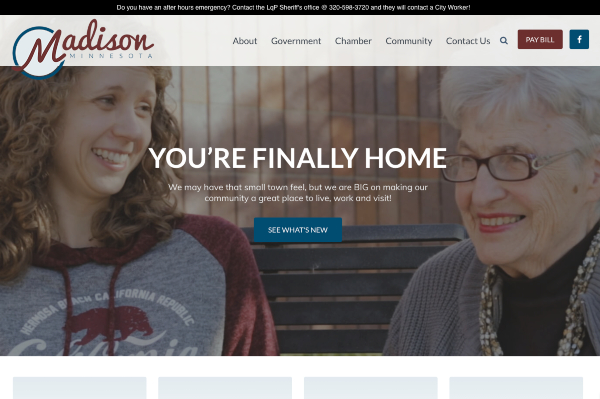 city of madison website