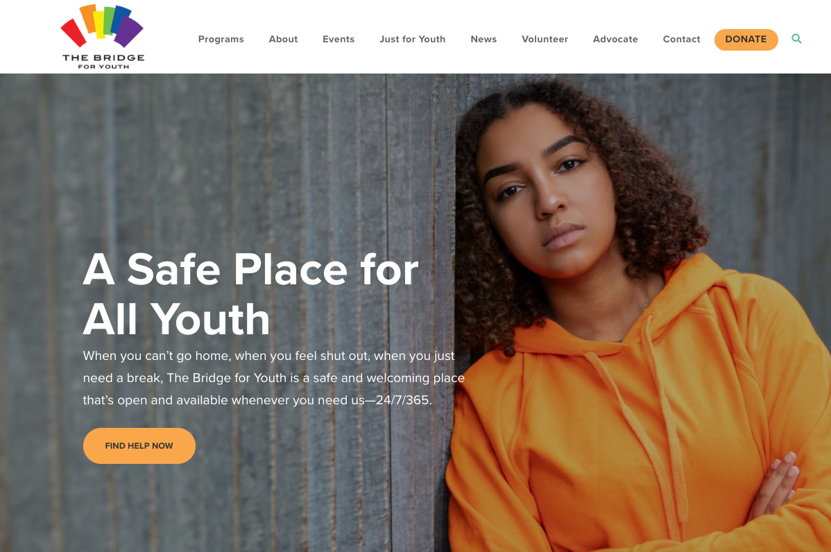 bridge for youth website