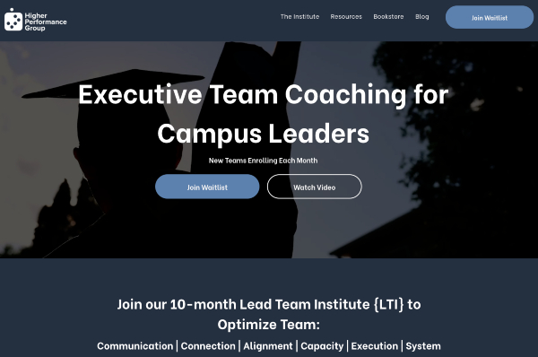higher peformance group home page