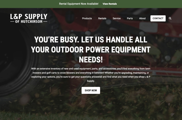 l&p supply homepage